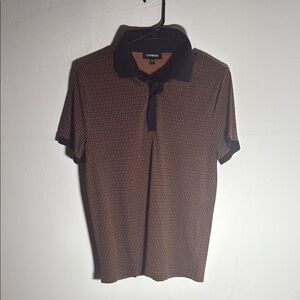 Express Brown Polo Shirt with Classic Design